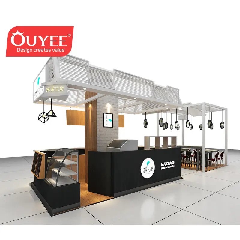 Quiosque de café em shopping center / Balcão de café expresso em shopping center 1