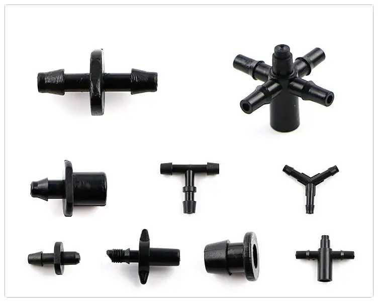 4/7mm PVC/PE微型管迷你接头，适用于花园灌溉 1