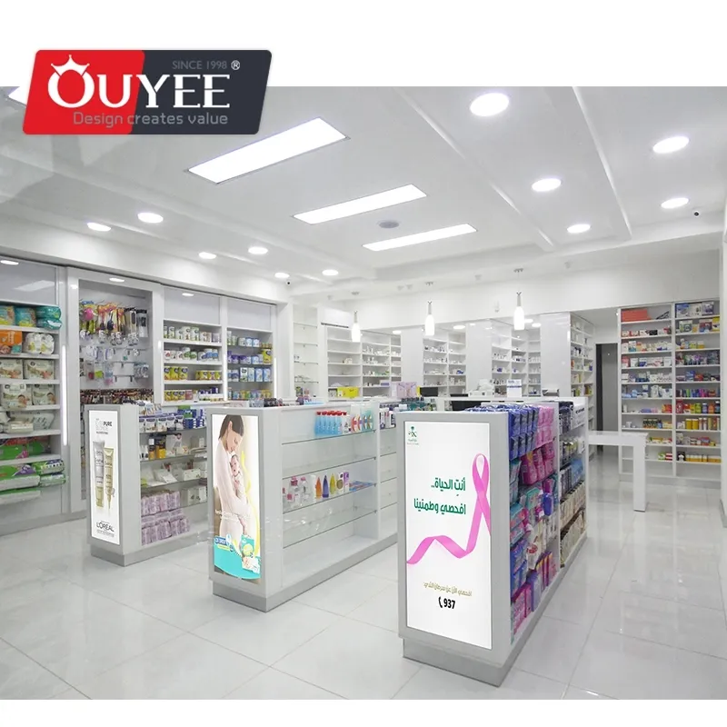 Gondelregale für Apotheken – Maßgefertigte Gondelregale im Großhandel – Ouyee 2