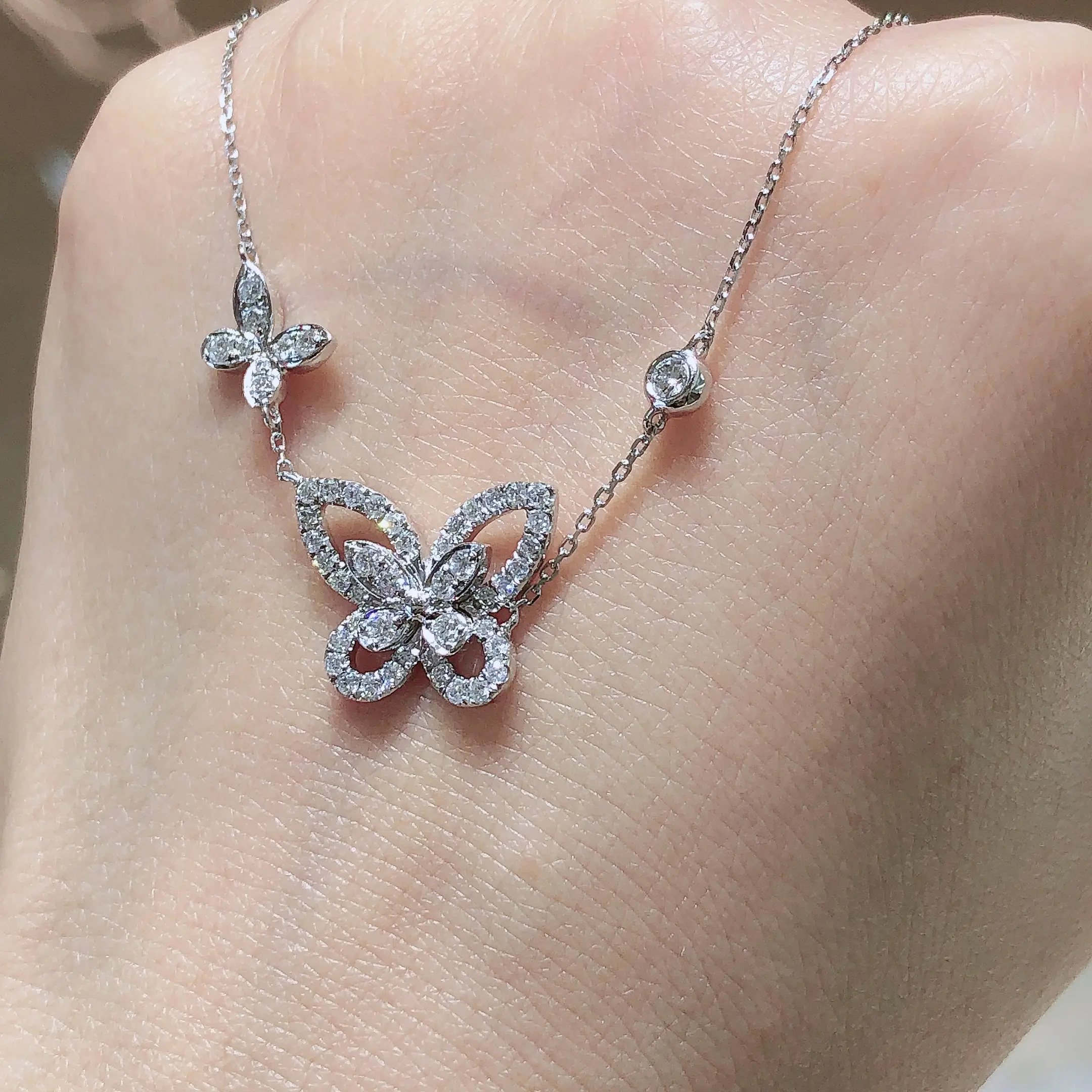 Modern Artificial Diamond Necklace Jewelry Wholesale - DKL Jewelry 3