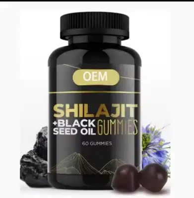 Organic Himalayan Shilajit Gummies 60ct - 85 Minerals, OEM 1