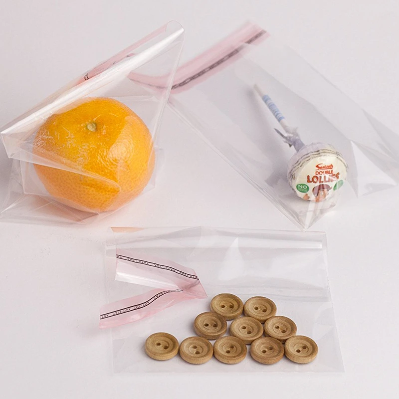 工場価格の透明プラスチックOPP粘着バッグ（衣類包装用） 1