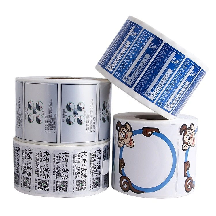 Waterproof PVC Color Sticker Reel, Custom Logo 1