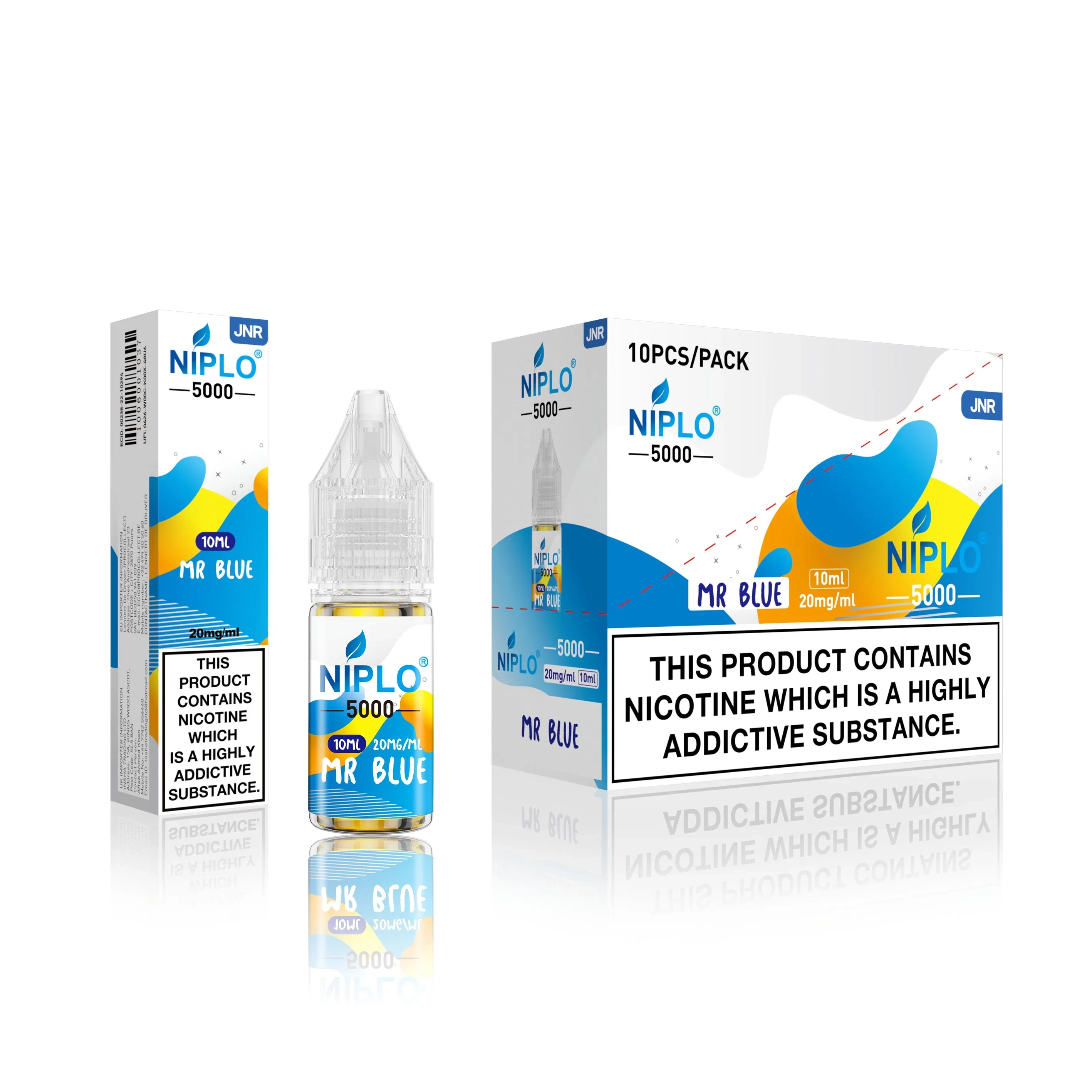 EU Warehouse J-N-R Niplo 5000 E-Juice 10ml 20mg E-Liquid Nicotine Concentrate Ivg Vape Pod Empty Cartridge Randm Tornado Ivg Tokyo - E Liquid and E-Juice 1