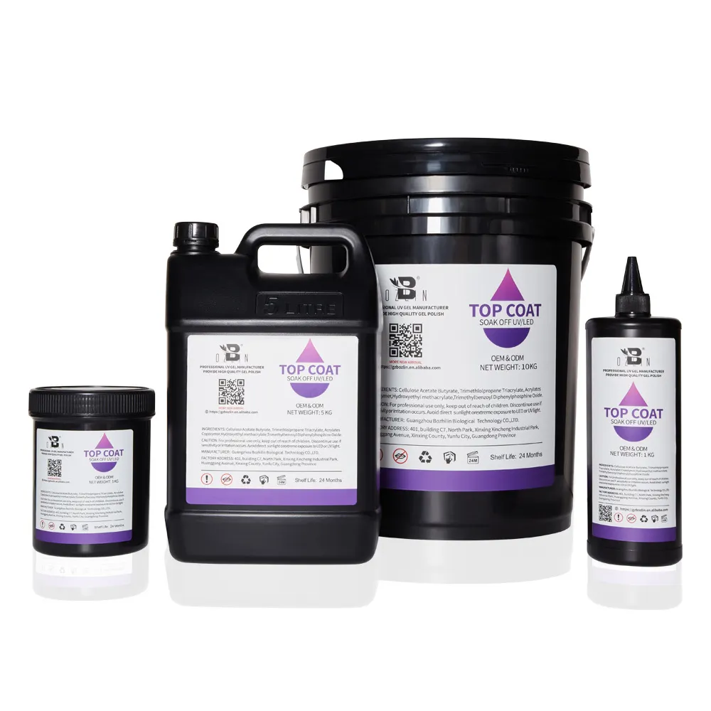 Super Shiny No Wipe Soak Off UV Gel Top Coat Nail Polish Bulk Wholesale 1