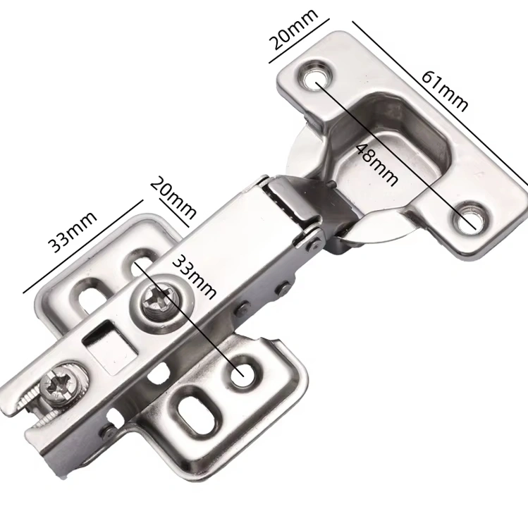 Hydraulic Soft Close Steel Cabinet Hinge - Adjustable 90-100° 1