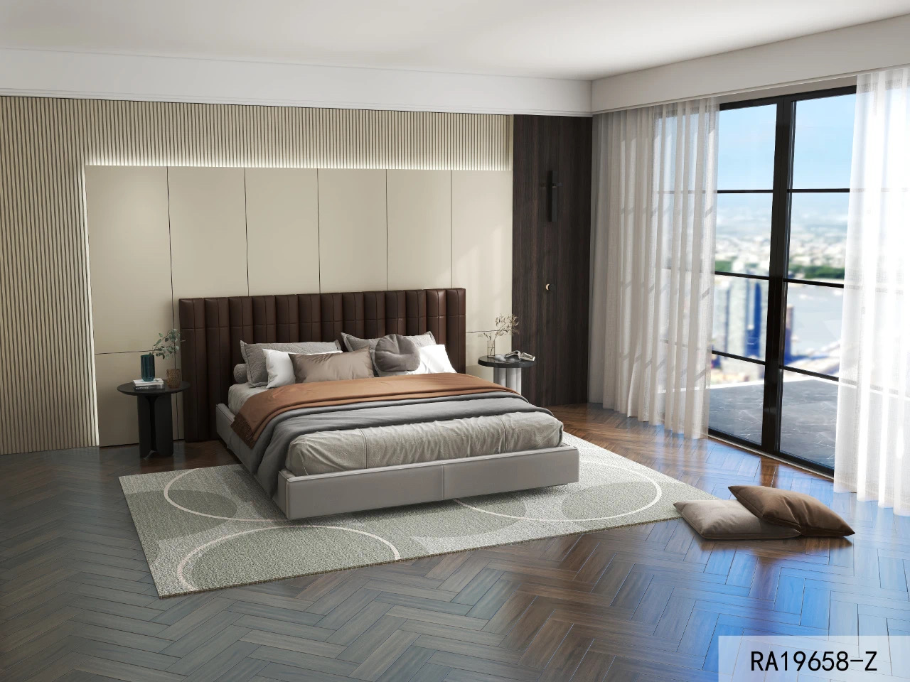 Tappeto morbido e fonoassorbente di lusso per camera da letto, ideale per hotel di lusso. 6