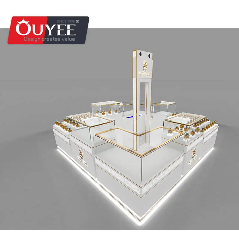 Vetrine e mobili per chioschi di gioielli nei centri commerciali. 1