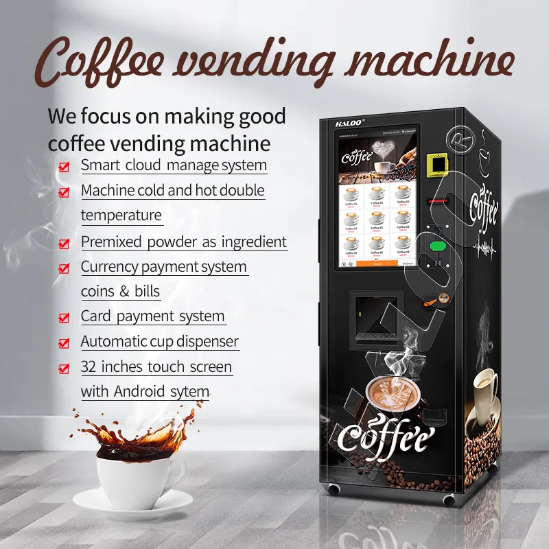 Small Coffee Vending Machine Coffee Vending Machine Wholesale - Haloo 6