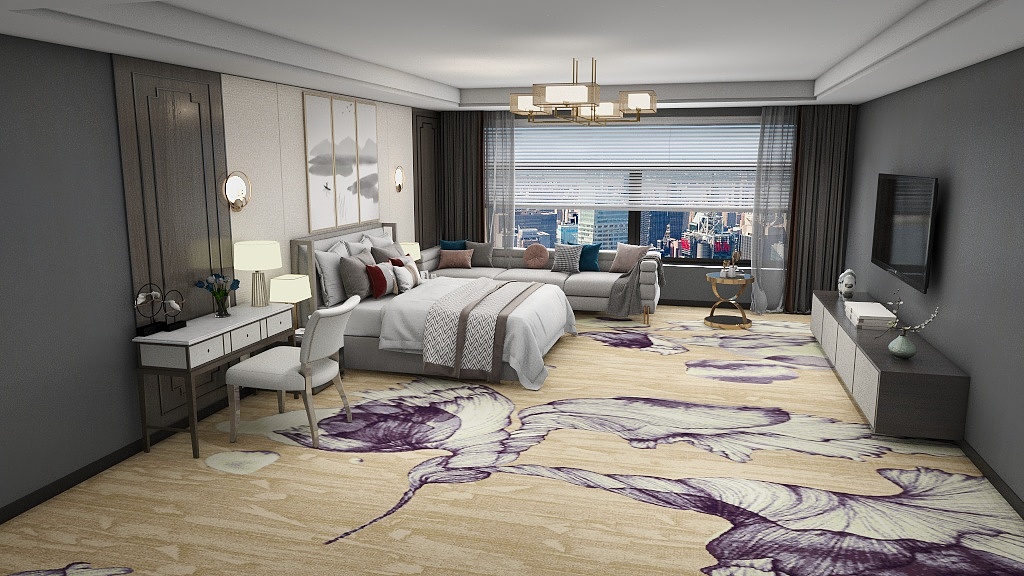 High-Quality Custom Nylon Carpet for Hotels & Casinos 5