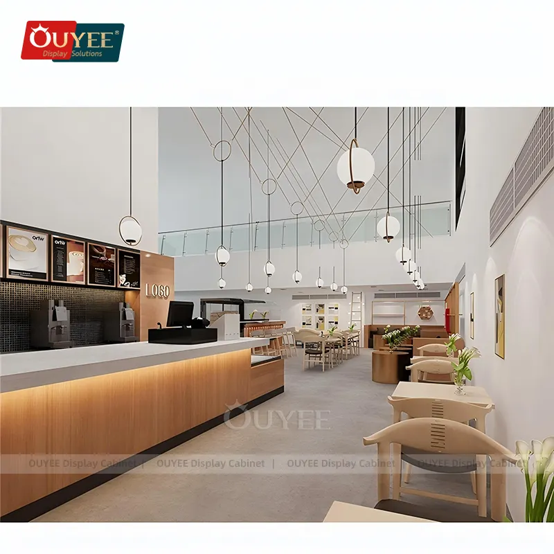 Pos Counter Design​ Custom Checkout Counters Wholesale - Ouyee 4