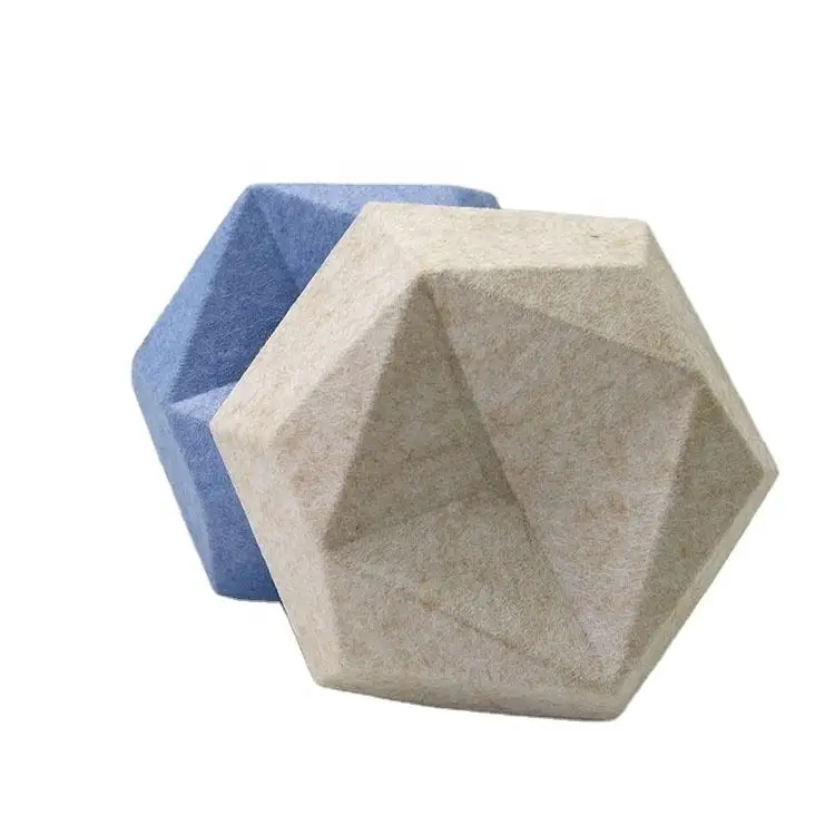 Panneau diffuseur acoustique 3D insonorisé Ebony Dune écologique 1