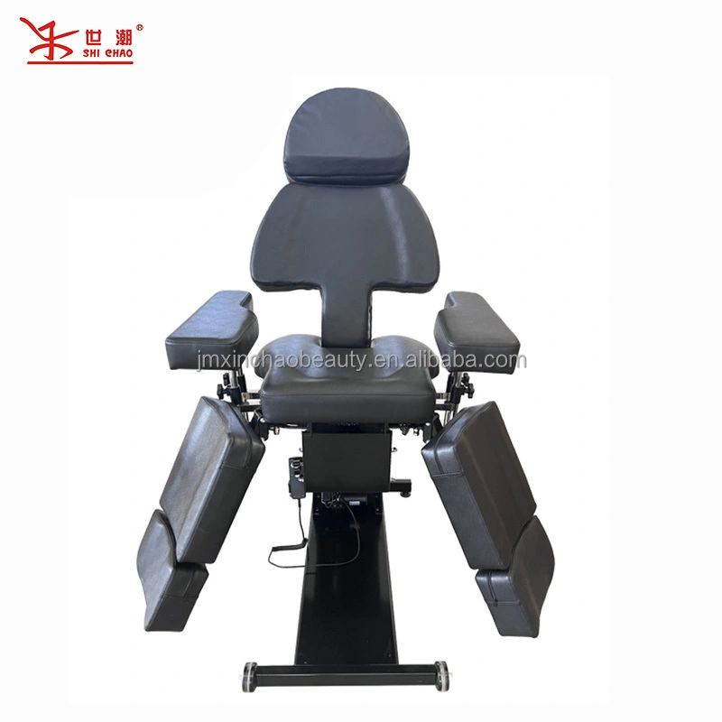 360° Rotating Electric Beauty Bed with Removable Tattoo Leg Rest 1