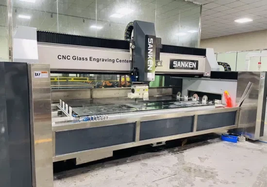 نقش وتلميع الزجاج من سانكن، جهاز توجيه، فرن تقسية الزجاج، مرآة، مركز نقش CNC - مركز نقش الزجاج وآلة نقش CNC على الزجاج 1
