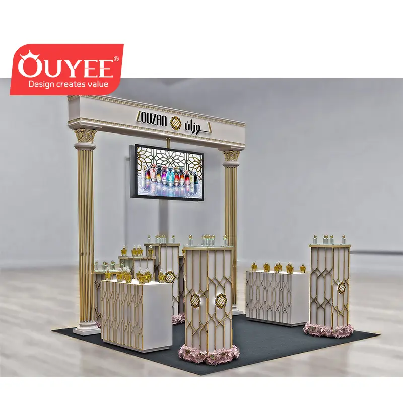 منصات عرض العطور في مراكز التسوق، أكشاك العرض، أثاث العرض 1