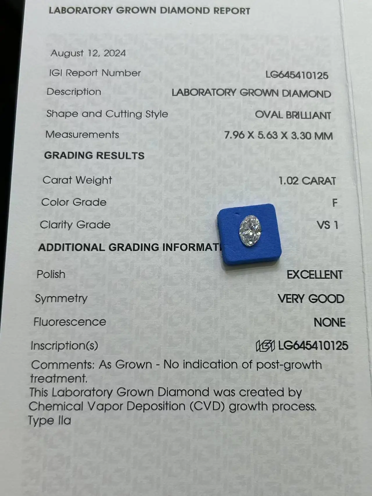 DKL Jewelry 2 Carat Lab Grown Oval Diamond 2 Carat Lab Grown Oval Diamond Company 5