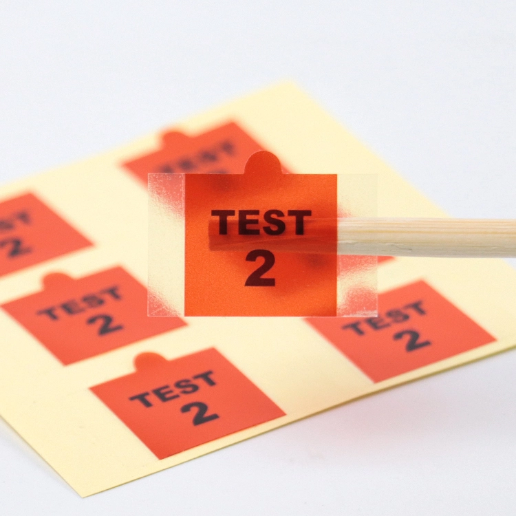 Wholesale Custom Clear Transparent Label Stickers Roll Logo 1