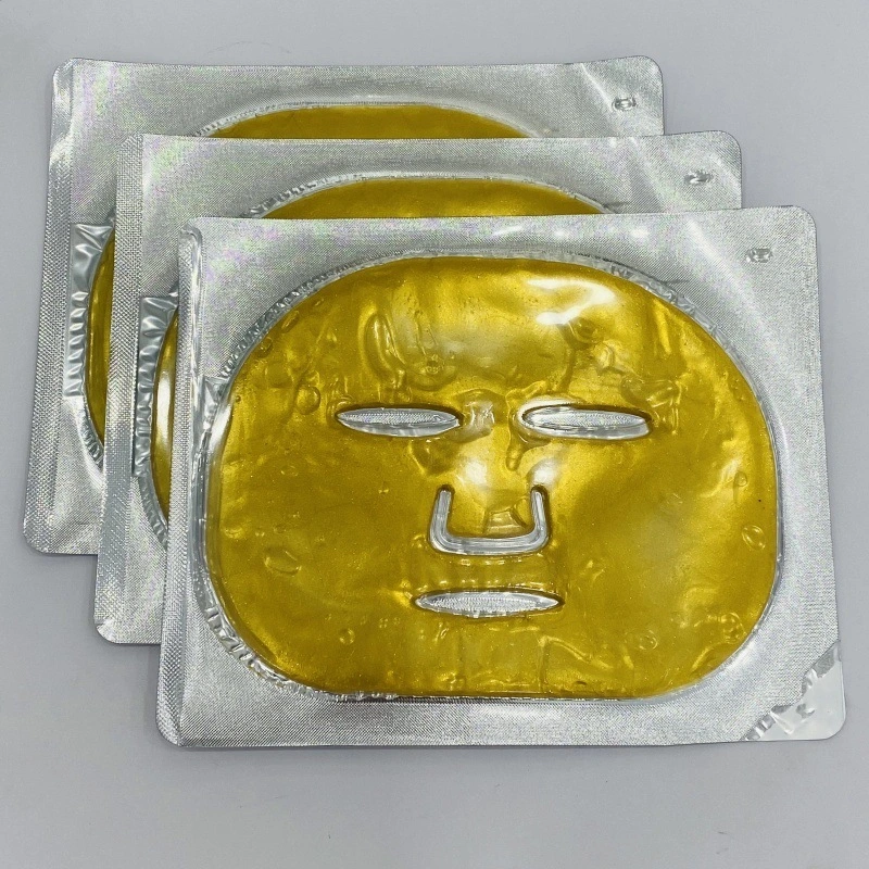 Mlm Cosmetics Supplier Custom Collagen Jelly Gold Beauty Skin Care Glitter Crystal Facial Mask 1