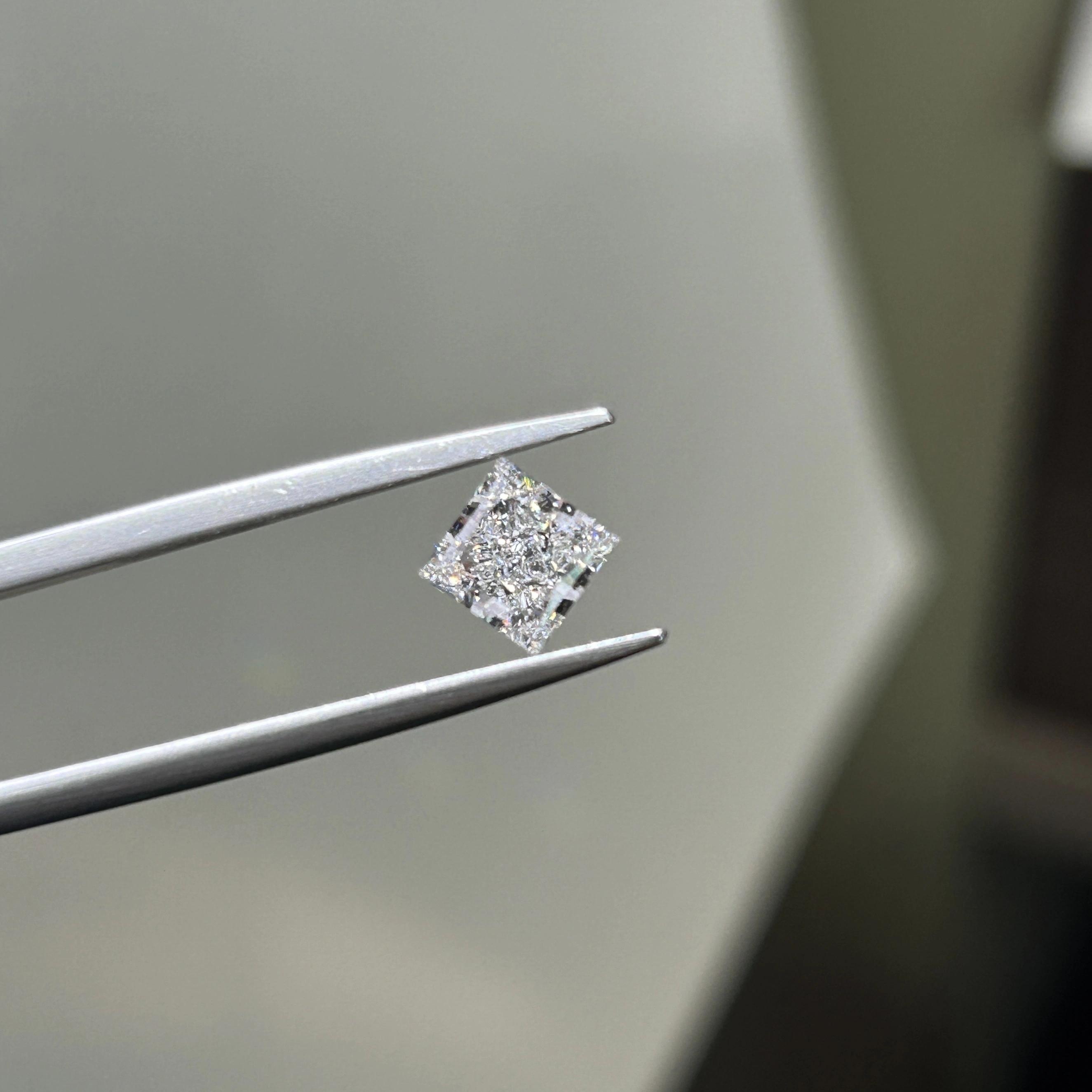 Igi Certified 1.2ct Princess Cut Lab Grown White Diamond - Vvs Clarity 1