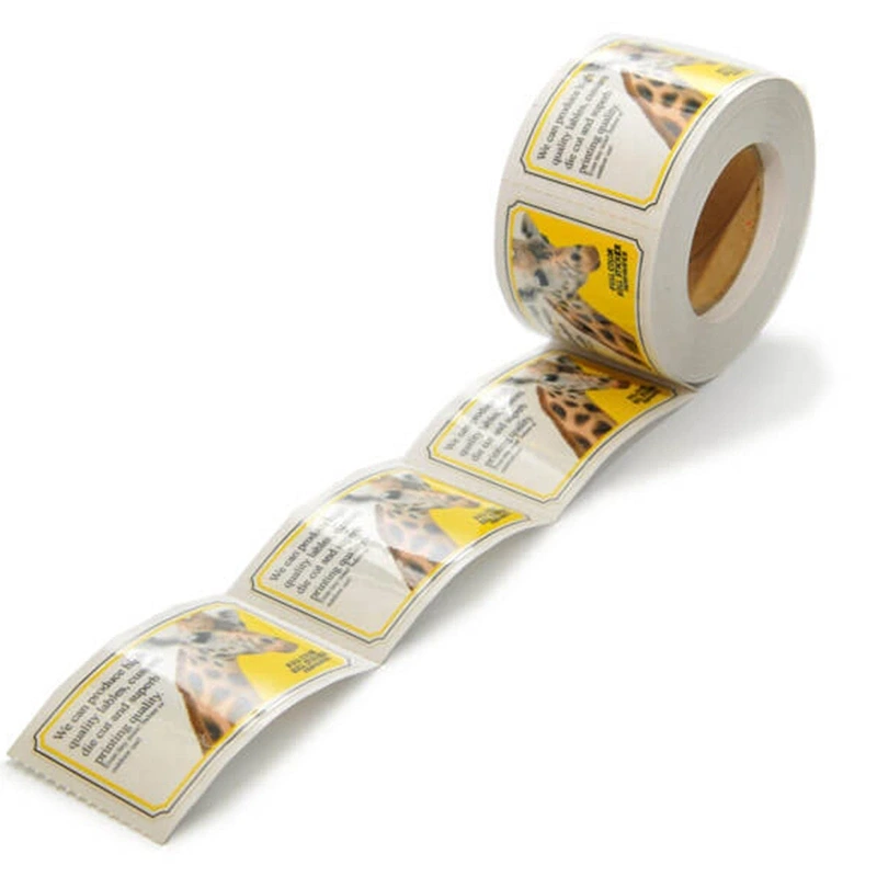 Customized Cheap Packaging Printed Adhesive Labels on a Roll 1