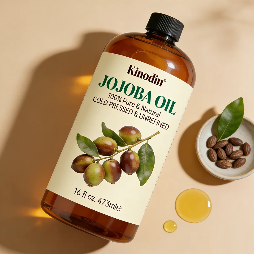 16oz Jojoba Oil Nourishing Healthy Treatment Moisturize Repair Hair Root Scalp Care Anti Hair Break Diy Skincare Products 1