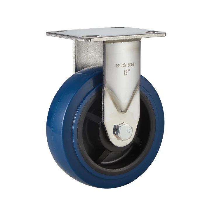 Pu Industrial Wheels For Workbench Castor Wheel Rigid Heavy Duty Caster Wheels 1