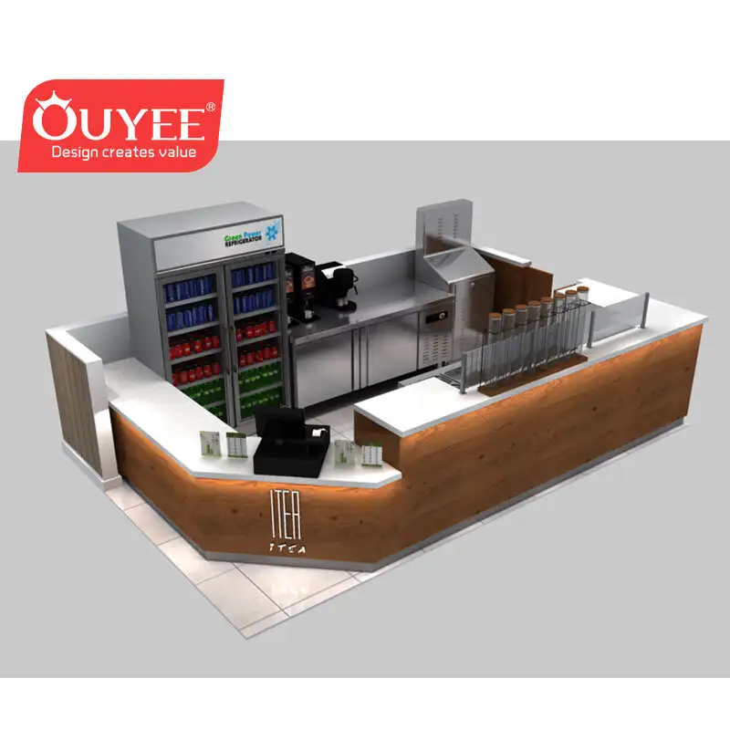 أكشاك بيع الحلوى والقهوة في مركز تسوق أكريليك ريتايل سكوير 1