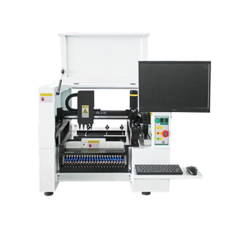 مجموعة إضاءة LED لسطح المكتب، آلة التقاط ووضع SMT SMD، 4 رؤوس مع 38 وحدة تغذية 1