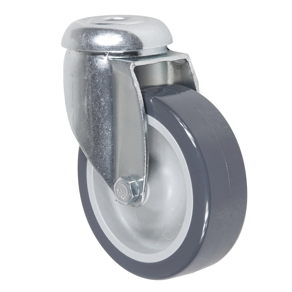 Classic Design Customized 3 Inches 75mm Tpr Plain Bearing Caster Wheel For Display Stand Supermarket Equipment 1
