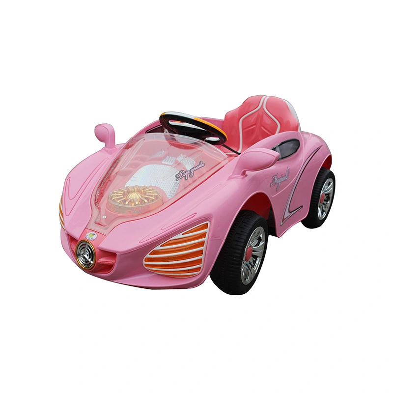 Voiture de course à piles pour enfants, au style authentique, imitant les vraies voitures, réglage du volume et roue de chargement rapide 1