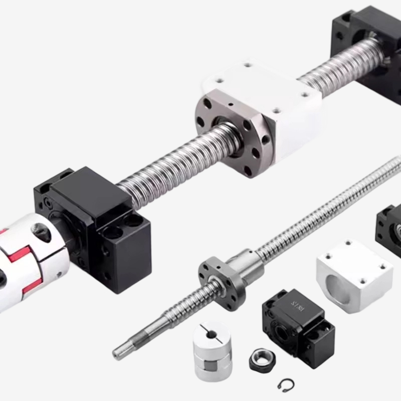Ball Screw Set SFU1605 Rolled Ballscrew C7 with End Machined +