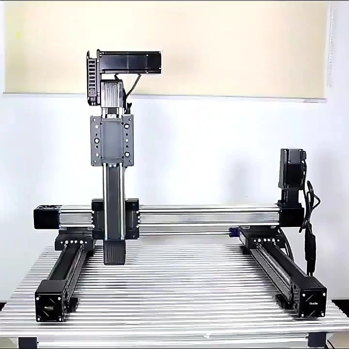 Module linéaire à table coulissante avec actionneur linéaire à vis à billes intégrée de précision 50-800 mm série GTH 1