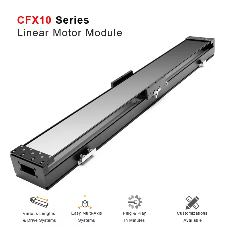 CFX10 Series High-Precision Linear Motor Module | 3m/s High Speed & 1μm Resolution Direct Drive Actuator 1