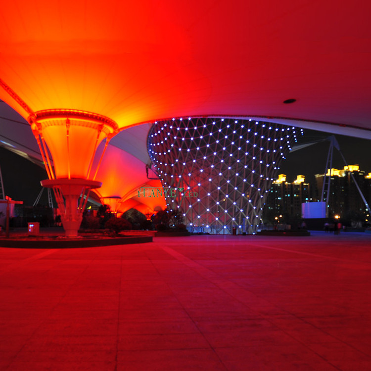 YuanyEled - Fuente de luz LED de LED personalizada RGB Impermeable IP65 Punto de programa al aire libre019 13