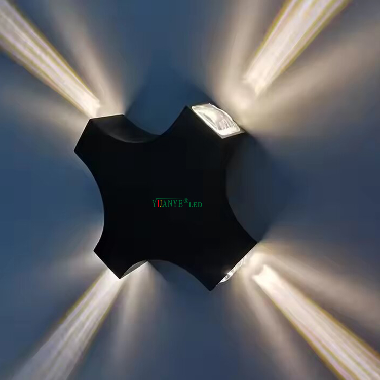 4W 8W 20W PARCH SCONCE LED IP67 Materproof Aluminium لأعلى ولأسفل مصباح الحائط للحديقة في الهواء الطلق YY-BDS046 4