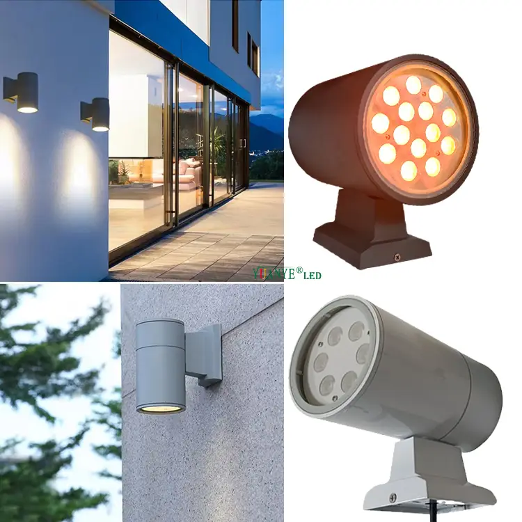Meilleures lumières murales de jardin LED LED EXTÉRIEUR MUR ÉCLAINE 1