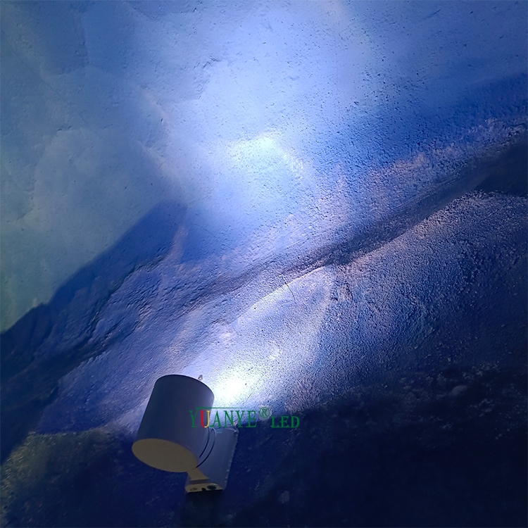 Lámpara de pared moderna a prueba de agua al aire libre IP65 Luz de pared para la iglesia Edificio al aire libre Fachada Decoración de paisajes YY-BDR001-A 10