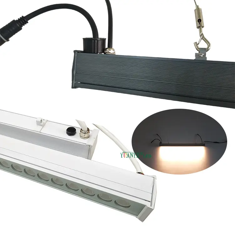 LED SMD BAR FARDE 조명 건물 조명 마스터 슬레이브 사운드 자동 DMX 512 원격 YY-XQ 용 스테이지 라이트 바4067 1