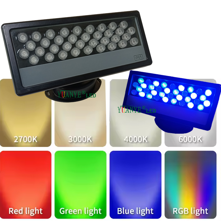 Lumières extérieures permanentes LEG Long 13,1 pouces Largeur 5,7 '' Effet de l'eau Light Warehouse Industrial Church Stadium Yy-Sg0022 7