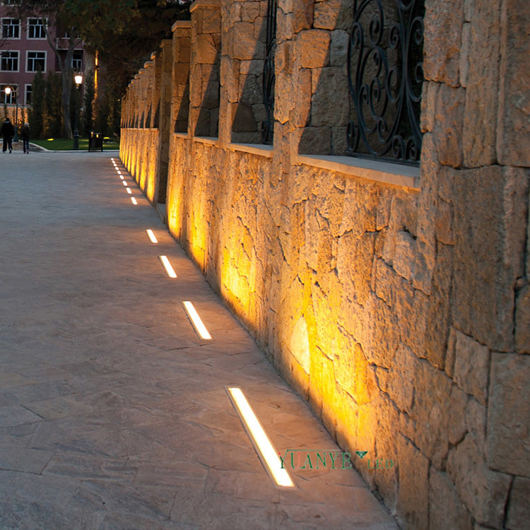 6W 18W 24W IP67 LED Enground Aluminium Pavement Road Park empotrado bajo voltaje YY-DTL008 12