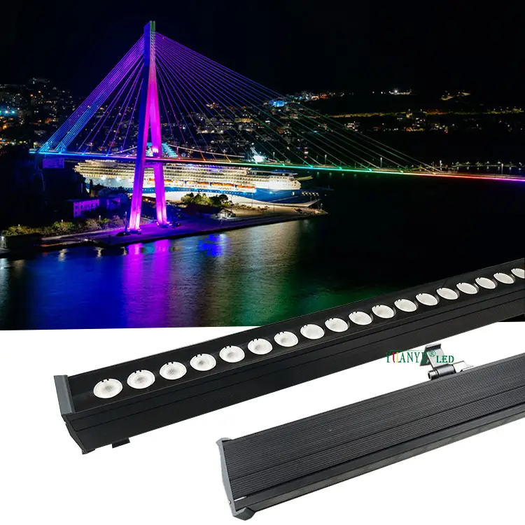 Fábrica Direct IP67 LED LITAR FACELA LINEA DE LA LAVA DE LA MALA DMX Luz de 1 pies 2 pies 3ft 4 pies con control remoto YY-XQ4057 1