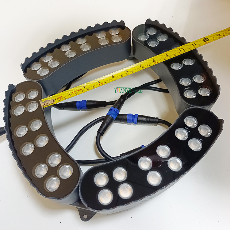 YuanyeLed Hoop Tree Lamp RGBW 18W 48W 72WセドラスメープルココナッツパームYY-TG5C用ランドスケープランプ 7