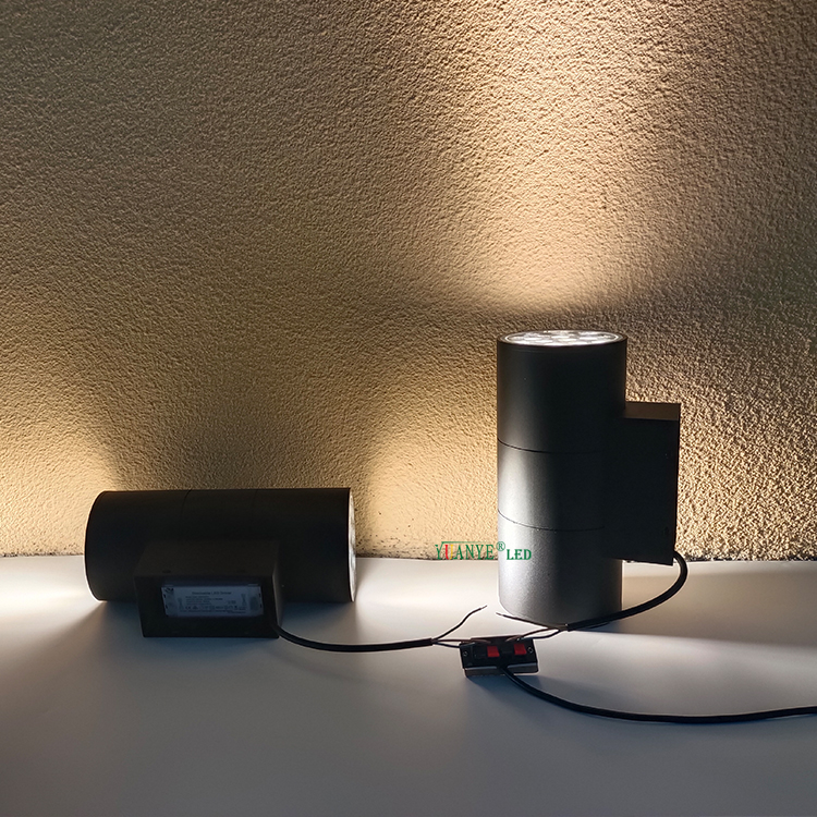 LED Wall Mount Lampu Dinding Luar Ruang 36W-150W dengan IP65 RGB SMD untuk Galeri Koridor YY-BDR001-D 7