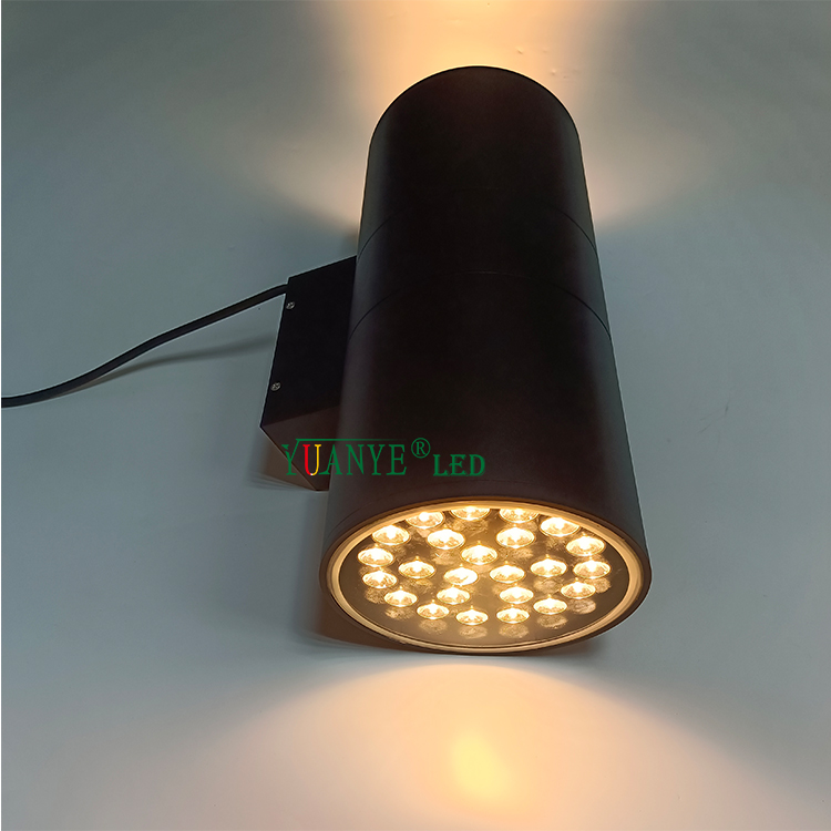 LED Wall Mount Lampu Dinding Luar Ruang 36W-150W dengan IP65 RGB SMD untuk Galeri Koridor YY-BDR001-D 8