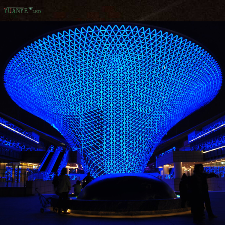Modern Landscape Lighting YY-HL3043 Matrix Rgb Led Light Smartphone Control Colorful Rgb Tube Yuanyeled 12