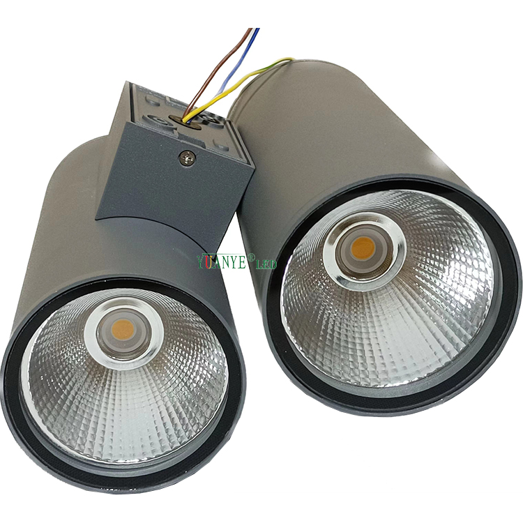 Yuanyeled - Luzes de parede ao ar livre modernas preto rgbwy ip65 à prova d'água de rua LED inteligente RGBCCT yy -bdr025 7