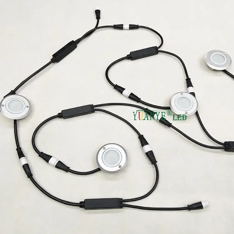 Lumières de Noël permanentes Pixel LED Point Light 3W 12W 15W 24W 3000K 4000K 6000K RVB RGBW avec de l'aluminium YY-DG035 1