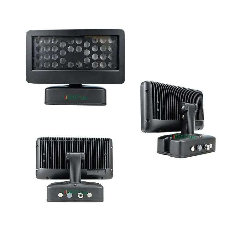 LED 홍수 조명 실외 전압 DC/AC 110V 120V 265V 댄스 플로어 펍 스테이지 모델을위한 RGBW34 1