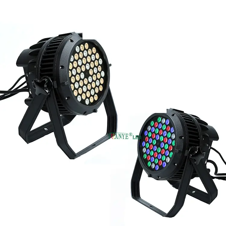 Customized Ip65 Led Flood Light Ac85v-265v Rgbwy Rohs Ce Black Finish For Christmas Wedding Party YY-SG0016 1