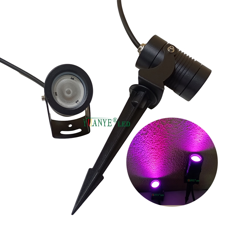 Moderne Luxus-RGB RGBW LED Spike Lamp 3W 6W 9W 24W Baumprojektion nach unten Wandlampe YY-TG2KWS 1